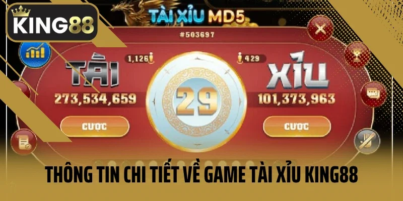 Thông tin chi tiết về game tài xỉu King88